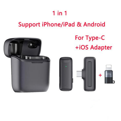 Wireless Lavalier Microphone J11/J13 with Charging Case