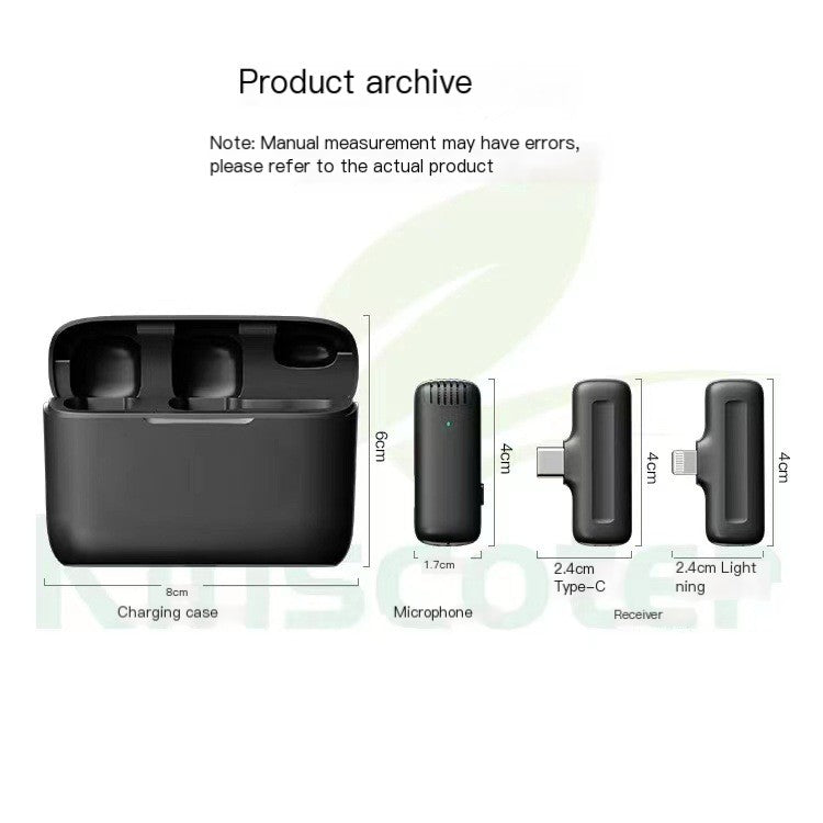 Wireless Lavalier Microphone J11/J13 with Charging Case