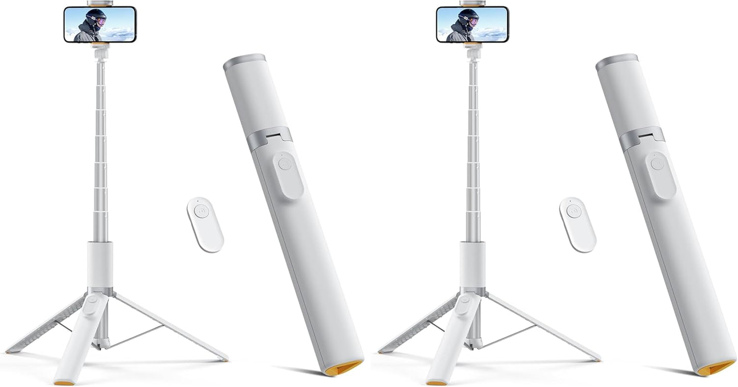 Elevate Your Selfie Game with the 63" All-in-One Tripod & Selfie Stick - Perfect for iPhone & Android!