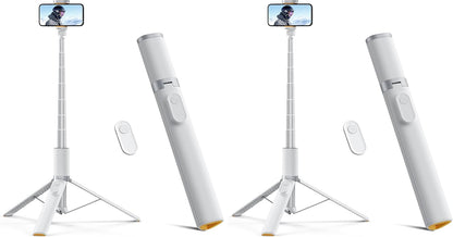 Elevate Your Selfie Game with the 63" All-in-One Tripod & Selfie Stick - Perfect for iPhone & Android!