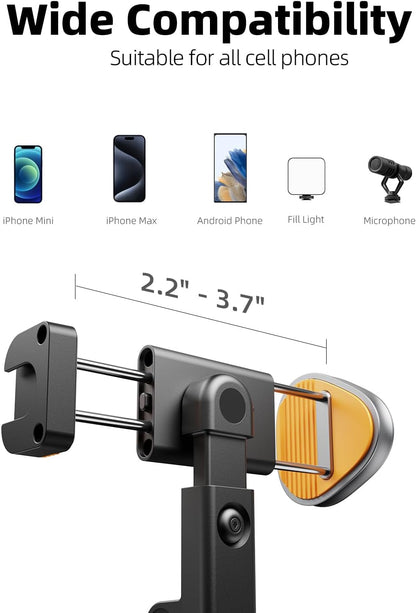 Elevate Your Selfie Game with the 63" All-in-One Tripod & Selfie Stick - Perfect for iPhone & Android!