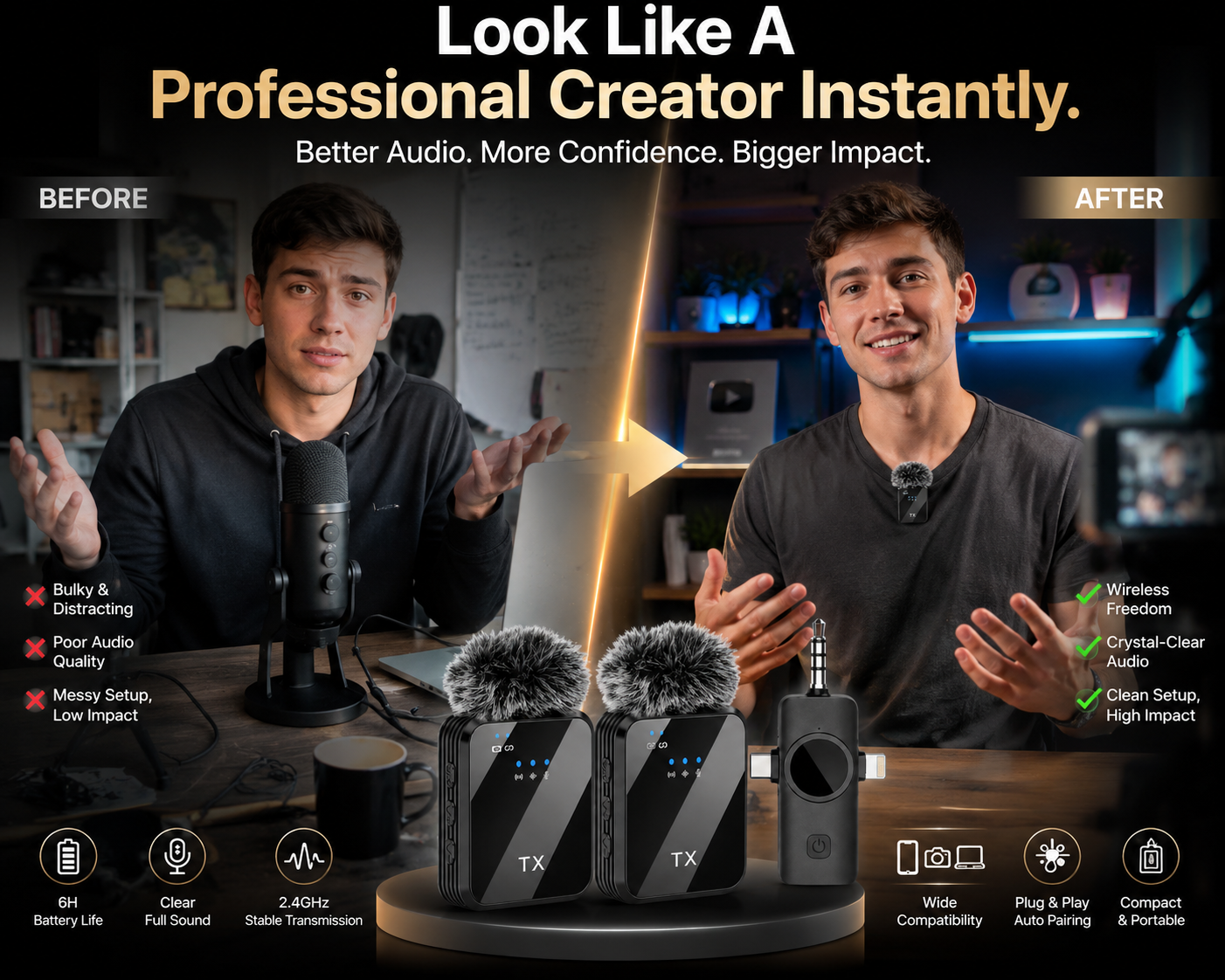 Look Like A Creator. Sound Like An Expert.