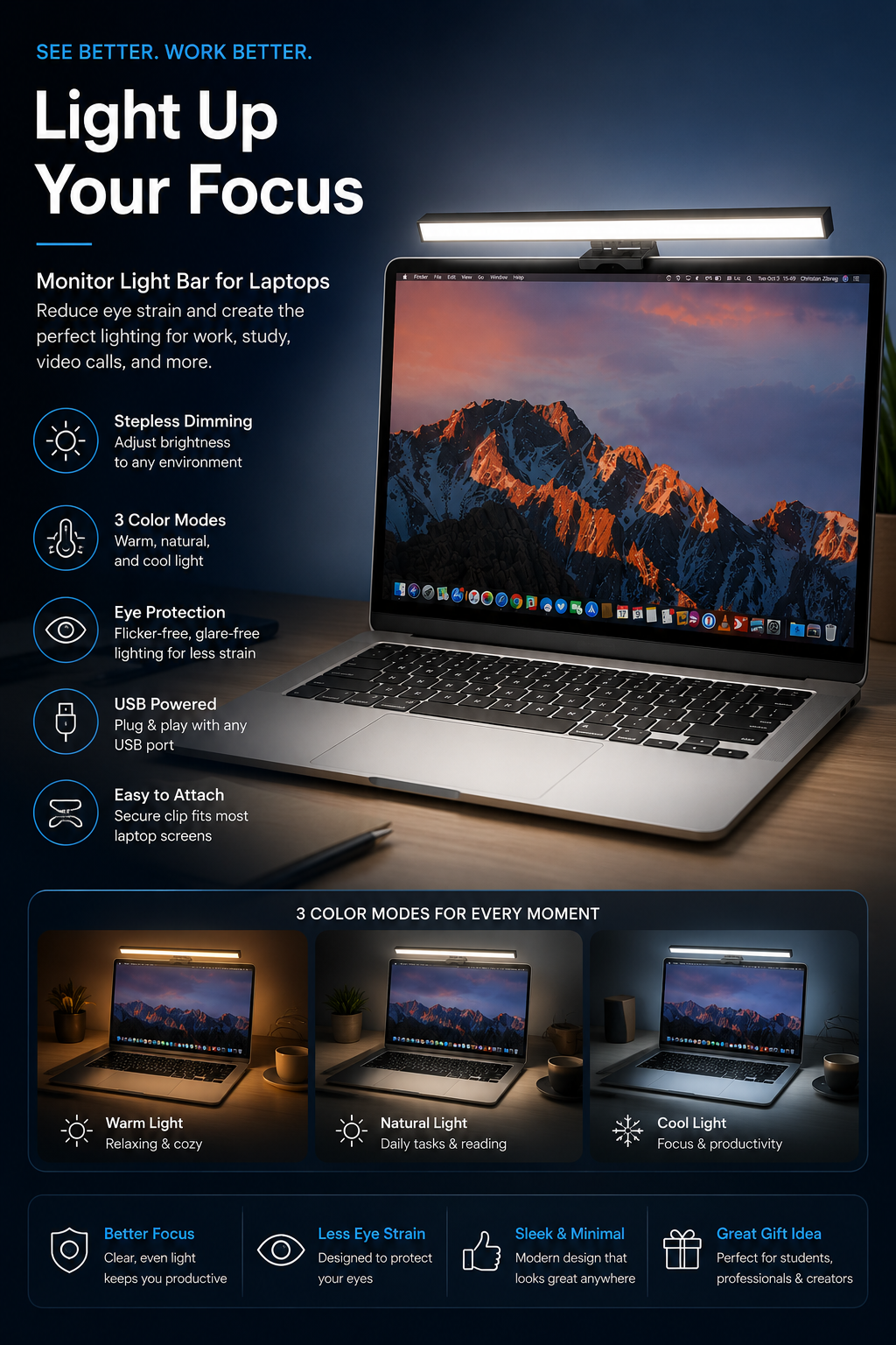 Elevate Your Video Calls with the Ultimate Double Kit LED Conference Lighting - Perfect for Streaming, Zoom Meetings, and Professional Presentations