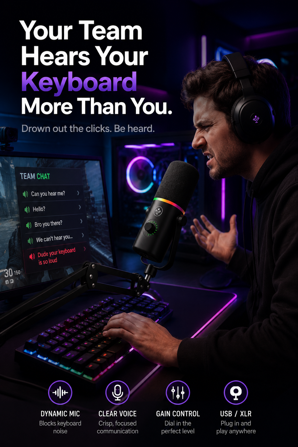 The Mic Built For Gamers, Streamers & Creators