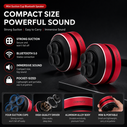 Experience Sound Like Never Before with the J3 Bone Conduction Bluetooth Mini Speaker - Portable, Powerful, and Perfect for Any Occasion!