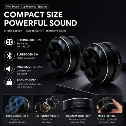 Experience Sound Like Never Before with the J3 Bone Conduction Bluetooth Mini Speaker - Portable, Powerful, and Perfect for Any Occasion!