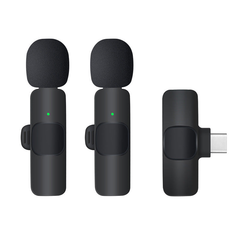 Wireless Lavailer Microphones for Android Iphone Ipad Laptop & Camera, USB-C, Wireless Mini Microphone for Video Recording, Vlog, Youtube, Tiktok