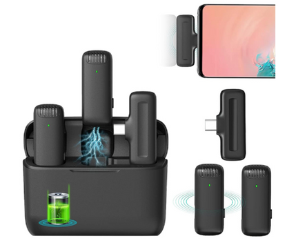 Wireless Lavalier Microphone J11/J13 with Charging Case