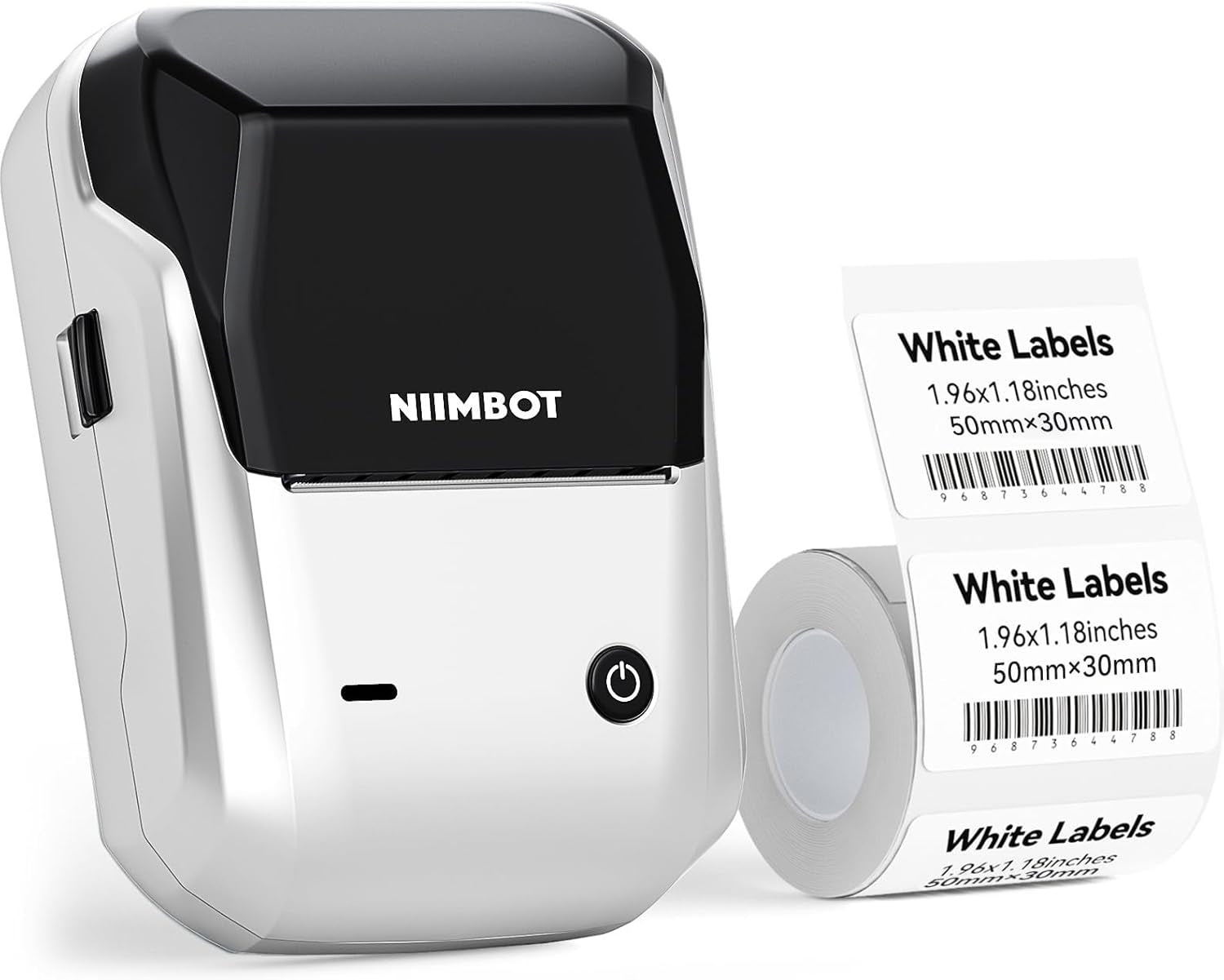 B1 Label Maker, Portable Thermal Label Printer, Mini Label Maker Machine with Tape, Bluetooth Small Sticker Printer with Auto Identification, Labelling Machine for Office, Home, Business